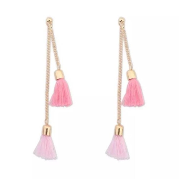 Double Tassel Earrings - Picture 8 of 8